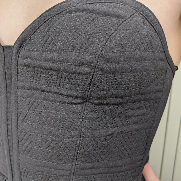 H&M Divided Strapless Chiffon Dress, Sz. 4 - Picture 4 of 4